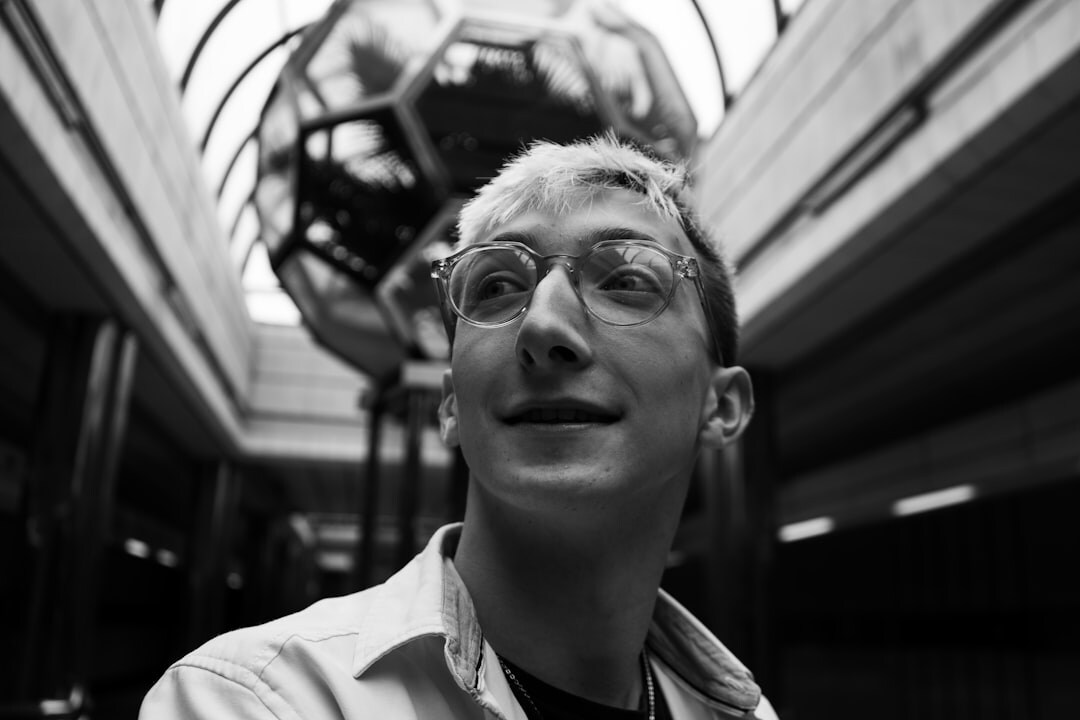 Studio portrait of a German man data scientist