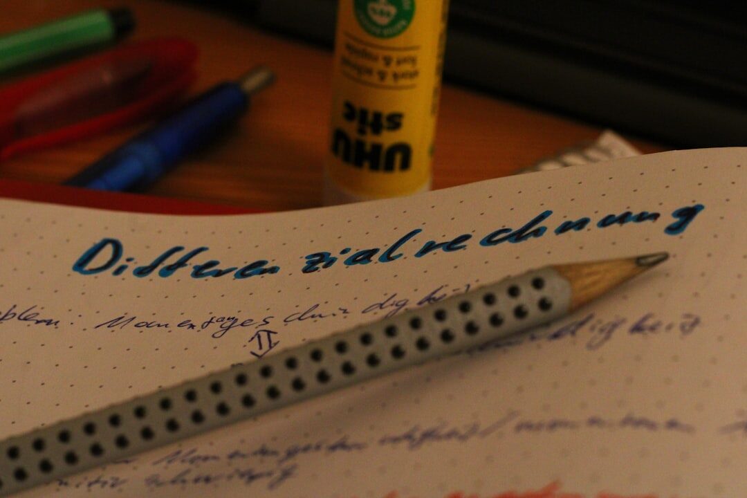 Close-up of a questionnaire form with a pen