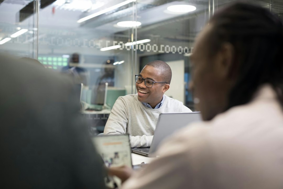 researcher conducting interview